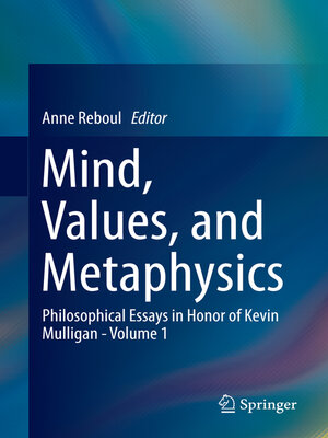 cover image of Mind, Values, and Metaphysics